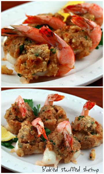 Easy Baked Stuffed Shrimp, Shrimp Stuffing Recipes, Stuff Shrimp Recipes, Crab Stuffed Shrimp Recipe, Baked Stuff Shrimp, Holiday Shrimp Recipes, Ritz Cracker Stuffing, Stuff Shrimp, Shrimp Recipes Baked