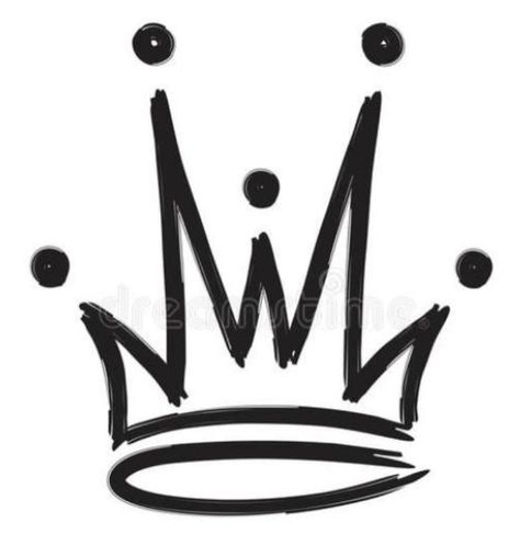 Crown Graffiti, Graffiti Crown, Deer Skull Tattoos, Background Artwork, Crown Drawing, Crown Art, Tattoo Outline Drawing, Chicano Drawings, Drawing Cartoon Characters