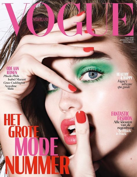 Luna Bijl | Colorful Makeup Beauty Editorial | Vogue Netherlands Cover Luna Bijl, Richard Burbridge, Black Mode, Vogue Makeup, Vogue Netherlands, Editorial Vogue, Makeup Magazine, Vogue Magazine Covers, Fashion Magazine Cover