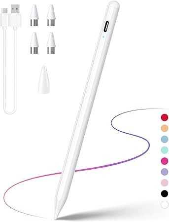 Amazon.com: Stylus Pen, Active Stylus Pen Compatible for iOS and Android Touchscreens/Phones, Rechargeable Stylus Pen with Dual Touch Screen, Stylus Pencil for Apple/Android/Tablet, 16.5CM,White : Cell Phones & Accessories Phone Pen, Ipad Stuff, Pen Tablet, Comfortable Life, Stylus Pens, Computer Camera, Stylus Pen, Android Tablets, Wearable Technology