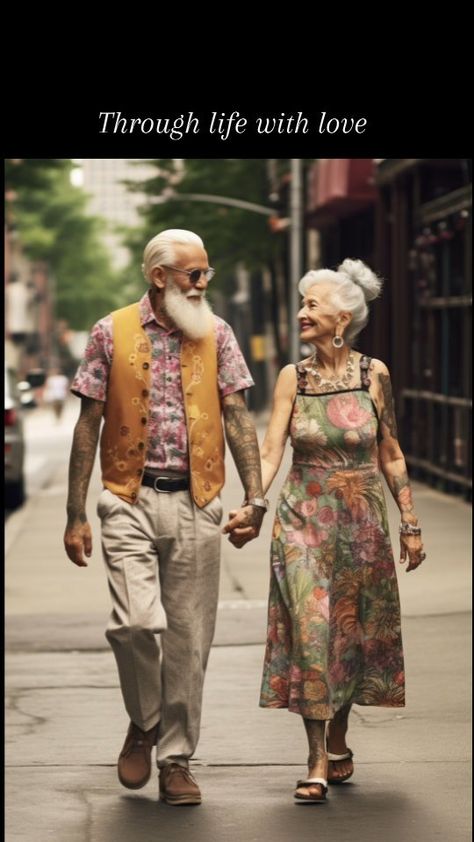 @bodyart.dk su Instagram: "You and me... through life with love 🖤 Be happy, and grow old together 🤍 Be the coolest seniors in the whole world 😎 Is this us in 50…" Grow Old Together Pictures, Old Couples In Love, Old People In Love, Cool Old People, Old People Photography, Happy Old Couple, Nordic Sisterhood, Older Boyfriend, Old Couple Photography