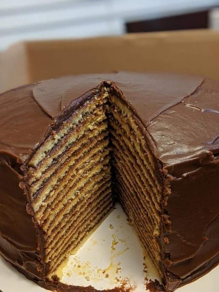 12 Layer Chocolate Cake, 12 Layer Chocolate Cake Recipe, Layer Chocolate Cake Recipe, 7 Layer Cakes, Smith Island Cake, Layer Chocolate Cake, Holiday Treats Recipes, Cake Rack, Layer Cake Recipes