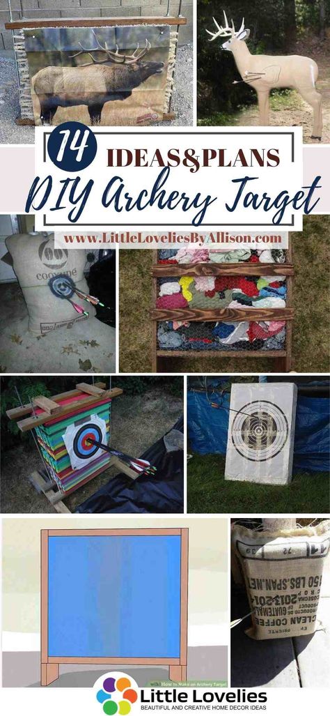 14 DIY Archery Target - How To Make An Archery Target Diy Archery Target Homemade, Archery Targets Diy, Homemade Archery Target, Diy Targets For Shooting, Archery Target Diy, Target Practice Shooting, Bow And Arrow Target, 3d Archery Targets, Archery Target Stand