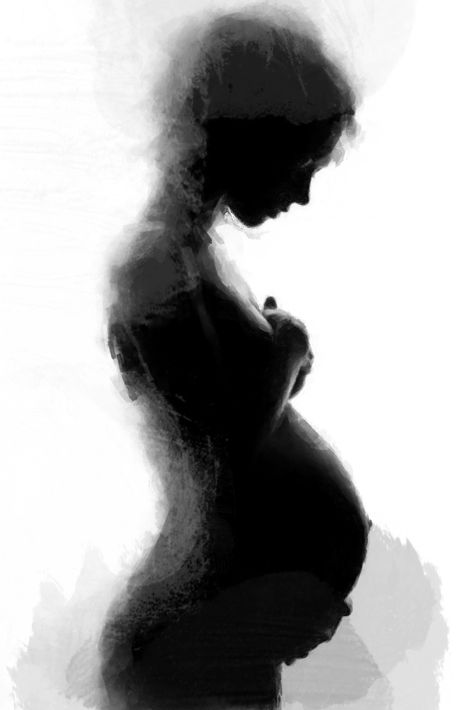 pregnant woman Pregnancy Drawing Sketches, Drawing Pregnant Women, Pregnant Woman Painting, Pregnant Woman Drawing, Pregnant Painting, Art Pregnant Woman, Pregnant Woman Art, Couples Pregnant, Pregnant Art