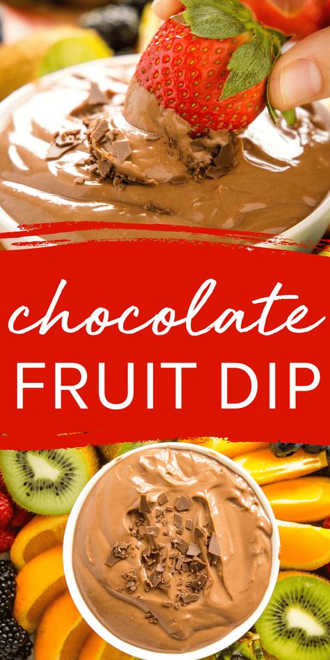 This Chocolate Fruit Dip recipe is the perfect easy dip for fruit platters - smooth, sweet, and easy to make with Greek yogurt. Only 3 ingredients, ready in minutes and under 100 calories per serving. Make this chocolate fruit dip for your next dessert or brunch! Recipe from thebusybaker.ca! #fruitdip #chocolatefruitdip #dessertdip #fruitplatter #easyfruitdip #easydessert via @busybakerblog Fruit Meals, Chocolate Fruit Dip, Beautiful Meals, Yogurt Fruit Dip, Fruit Dips, Vanilla Extract Recipe, Fruit Platters, Fruit Ideas