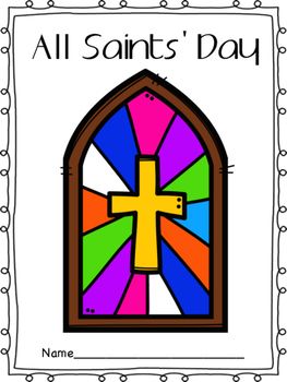 All Saints Day Activities For Kindergarten, All Saints Day Activities For Preschool, All Saints Day Crafts For Preschool, All Saints Activities For Kids, Catholic Kindergarten Activities, All Saints Day Preschool, All Saints Day Crafts For Kids, All Saints Day Crafts, All Saints Day Activities For Kids