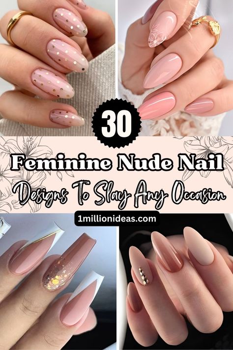 30 Feminine Nude Nail Designs To Slay Any Occasion Nude January Nails, Neutral Gel X Nail Designs, Nude Nails For Spring 2024, Nude Nails Ideas 2024, Rose Gold Nails Design Classy Short, Nail Artwork Design, Neutral Nail Art Designs Classy, Almond Neutral Nails Designs, 2024 Nude Nails