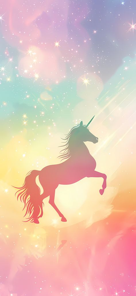 Unicorn Iphone Wallpaper, Unicorn Wallpaper Cute Iphone Wallpapers, Wallpaper Iphone Unicorn, Fantasy Iphone Wallpaper, Unicorn Wallpaper Iphone, Pastel Rainbow Backdrop, Pink Unicorn Wallpaper, Unicorn Background, Unicorn Silhouette