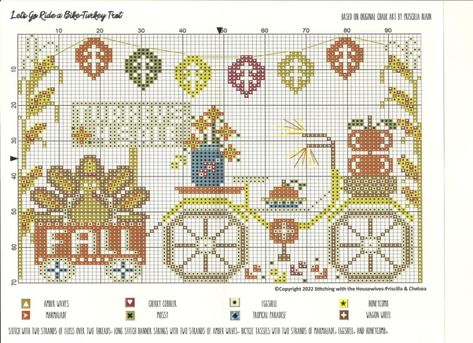 Stitching With The Housewives Patterns, Gallery Ru Free Pattern, Stitching With The Housewives Gallery Ru, Stitching With The Housewives, Stitch Ornaments, Autumn Cross Stitch Patterns, Fall Cross Stitch, Sewing Machine Repair, Halloween Cross Stitch Patterns