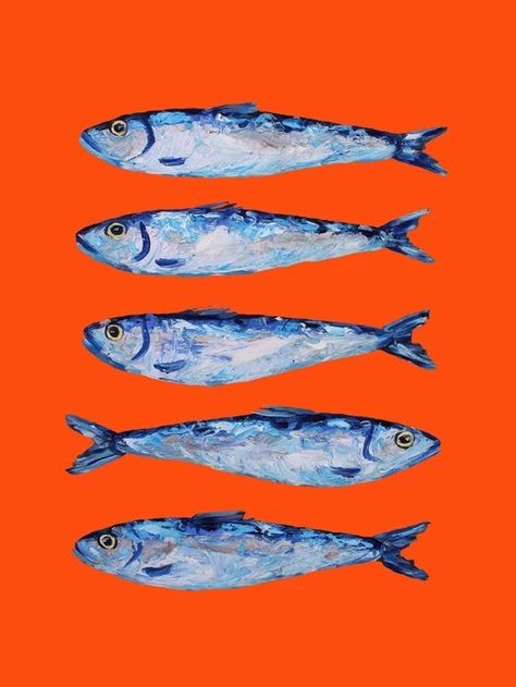 Orange Art Print, Visuell Identitet, ポップアート ポスター, Orange Painting, Kunst Inspiration, Orange Art, Art Collage Wall, Fish Art, Funky Art