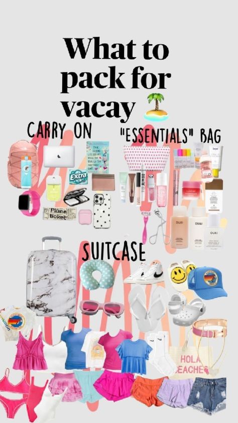 Schul Survival Kits, Summer Bag Essentials, Road Trip Necessities, Trip Essentials Packing Lists, What To Pack For Vacation, Road Trip Bag, Road Trip Kit, School Backpack Essentials, Preppy Vacation