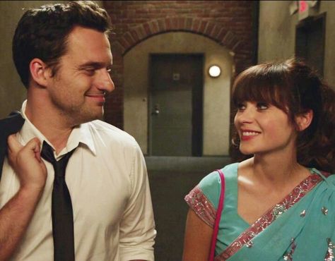 Nick And Jess New Girl, New Girl Series, New Girl Nick And Jess, Jess And Nick, New Girl Cast, Jess New Girl, Nick And Jess, Best Tv Couples, Jake Johnson