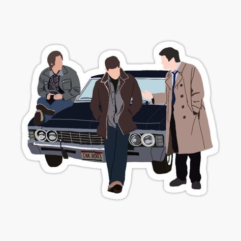 "New! Supernatural Hunter's Journals!" Sticker for Sale by luvchildofelvis | Redbubble Lana Del Rey Honeymoon, Gay Sticker, In The Pale Moonlight, Supernatural Wallpaper, Sam And Dean Winchester, Supernatural Sam, Free Will, Captain Jack Sparrow, Journal Stickers