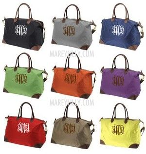 Monogrammed Weekend Travel Bag - very inexpensive Marley Lilly, Weekend Travel, All I Ever Wanted, Gifts Personalized, Monogrammed Items, Monogram Gifts, Weekend Trips, Personalized Wedding Gifts, Bridesmaids Gifts