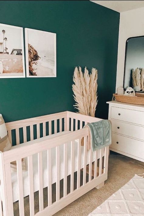 Are you looking for some new nursery decor ideas to bring into the baby's room? We are sharing some stunning nursery decor ideas that's sure to elevate the nursery. Teal Nursery, Nursery Decor Green, Nursery Decor Ideas, Baby Room Ideas, Nursery Room Design, Girl Nursery Room, Baby Room Inspiration, Baby Boy Room Nursery, Green Nursery