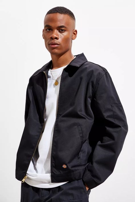 Dickies Eisenhower Work Jacket | Urban Outfitters Sewing Styles, Broward College, Eisenhower Jacket, 2022 Outfits, Harem Jeans, Mens Business, Outfits Hombre, Men's Jackets, Work Jacket