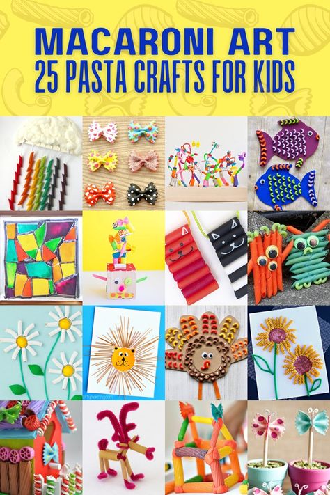 Colored Noodles Crafts, Crafts With Noodles, Colored Macaroni Crafts, Pasta Flowers Craft, Pasta Noodle Crafts, Kids Pasta Art, Painted Pasta Crafts, Coloured Pasta Activities, Pasta Craft Ideas