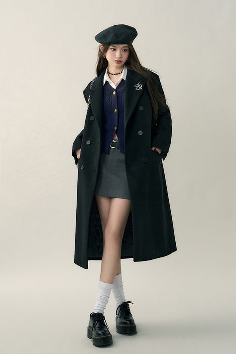 Winter Outfits For Short Women, Mode Chic, 가을 패션, 여자 패션, Looks Style, Lookbook Outfits, Fesyen Wanita, Asian Fashion, Preppy Style