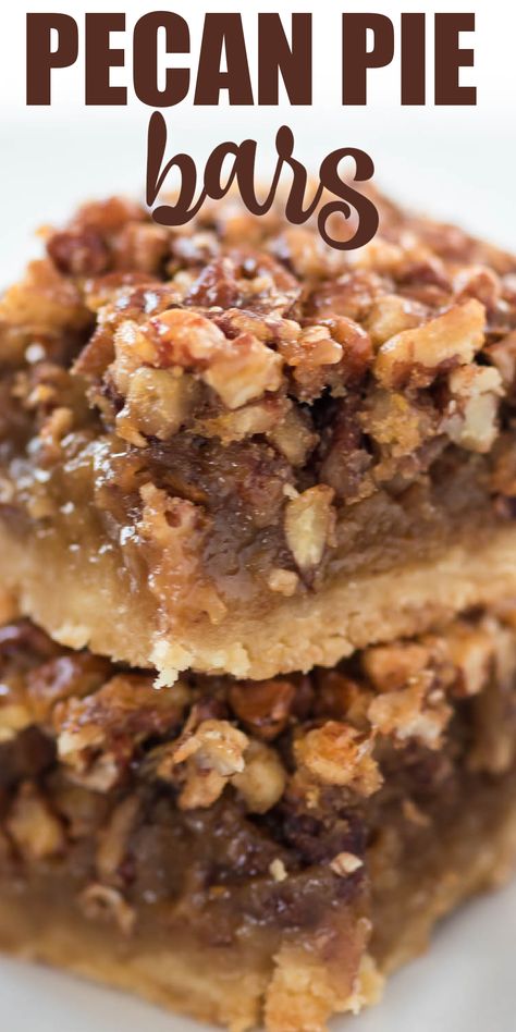 Individual Pecan Pie Recipe, Gooey Pecan Pie, Pecan Desserts Recipes, Pecan Bars Recipe, Pecan Pie Bar, Maple Pecan Pie, Pecan Bites, Pecan Pie Bars Recipe, Pie Bars Recipe