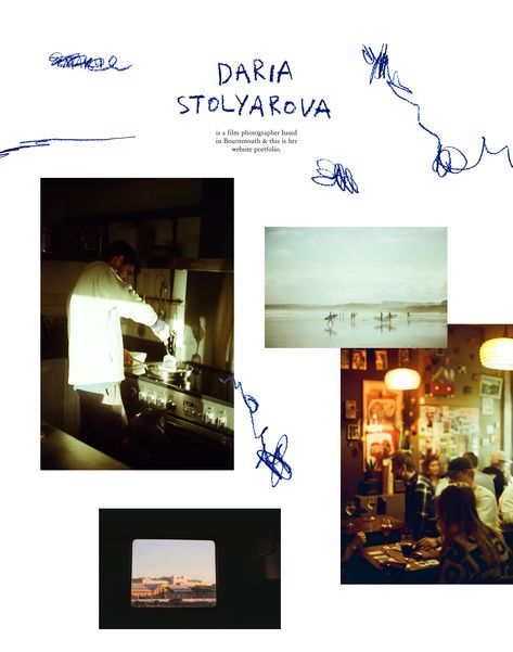 DARIA STOLYAROVA — PORTFOLIO WEBSITE DESIGN :: Behance Web Portfolio Design Graphic Designers Website Layout, Graphic Designer Portfolio Design Layout, Website Art Portfolio, Production Design Portfolio, Creative Website Portfolio, Squarespace Website Design Portfolio, Art Director Website, Journal Website Design, Photo Postcard Design