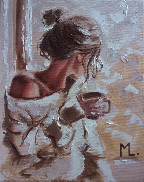 Monika Luniak - Paintings for Sale | Artfinder Monika Luniak, Coffee Painting, Certificate Of Authenticity, Original Oil, Morning Coffee, Oil On Canvas, Oil Painting, Coffee, Canvas