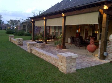 Window Ceiling, Veranda Design, Covered Patio Design, Outdoor Stone, Backyard Porch, Wall Window, Outside Living, Backyard Living, Pergola Patio