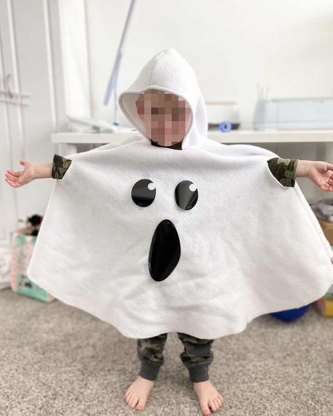 Newborn Ghost Costume, Kids Ghost Costume Boy Diy, Toddler Ghost Costume Boy Diy, Ghost Poncho Costume, Ghost Toddler Costume Boy, Toddler Ghost Costume Boy, Homemade Ghost Costume For Kids, Kids Ghost Costume Boy, Diy Kids Ghost Costume