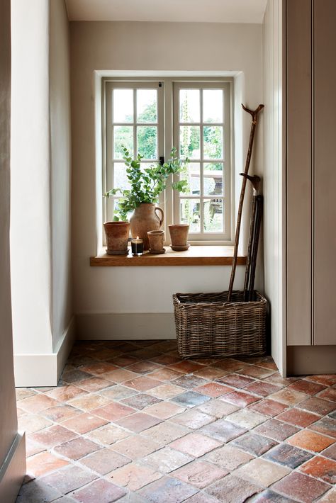 Hallway Flooring Ideas, Natural Stone Floors, Terracotta Flooring, Tiled Hallway, Stone Floors, Terracotta Floor, Hallway Flooring, Natural Stone Flooring, Hallway Ideas Colour