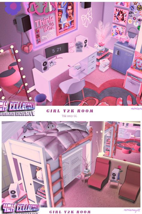 The Sims 4 CC's Y2K Pink Girl Bedroom. Custom Content was used. Download The Sims Resource. Download The Sims Resource. The Sims 4 CC's wooden cozy infant kids room. Custom Content was used. Download @thesimsresource  .#TS4 #growingtogether #sims4infants #sims4infant #CC #sims4cc #ccfinds #ts4cc #ts4lots #Y2K #TheSimsResource #sims4 #thesims4 @Moniamay72  #architecture #thesims4builds #TSR #cc Download link : https://www.thesimsresource.com/downloads/1705850 Sims 4 Weeb Room Cc, Sims 4 Girly Room, Sims 4 Cas Mirror Background, Sims 4 Infant Bedroom Cc, Sims 4 Bedroom Download, Sims 4 Cc Monster High Furniture, Sims 4 Y2k Bedroom Cc, Sims 4 Tray Files House, Sims 4 Teen Girl Bedroom