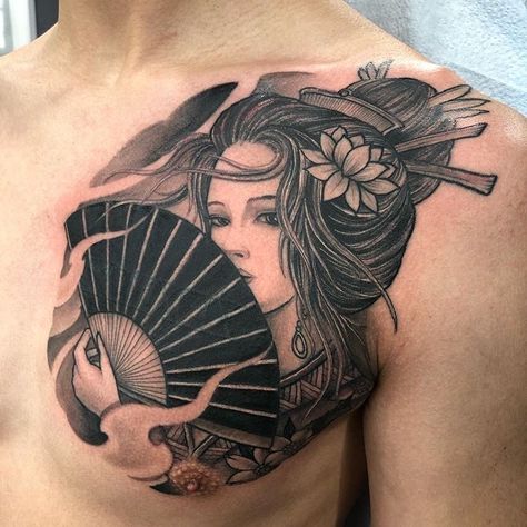 Tato Irezumi, Tato Geisha, Japanese Geisha Tattoo, Geisha Tattoos, Tato Maori, Tato Ikan Koi, Geisha Tattoo Design, Japanese Tattoos For Men, Tato Dada