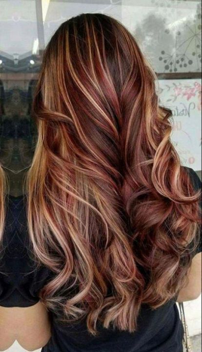 Rambut Brunette, Perfect Hair Color, Brunette Balayage, Curly Hair Types, Fall Hair Color For Brunettes, Latest Hair, Hairstyle Inspiration, Hair Color Highlights, Balayage Brunette