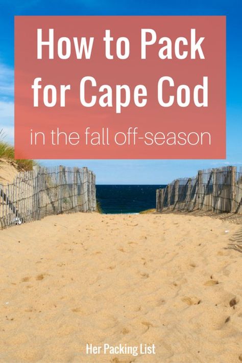 Fall Packing List, Cape Cod Travel, Her Packing List, Fall Packing, Best Beach Reads, Cape Cod Bay, Cape Cod Vacation, Massachusetts Travel, Fall Beach