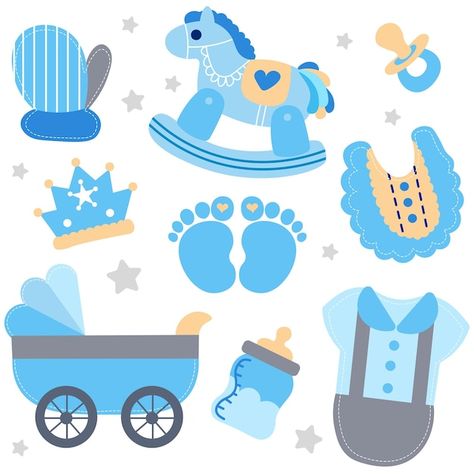 Baby Boy Stickers, Baby Shower Box, Shower Box, Creative Baby Shower, Baby Boy Scrapbook, Boys Sticker, Baby Shower Stickers, Baby Scrapbook, Anime Scenery Wallpaper