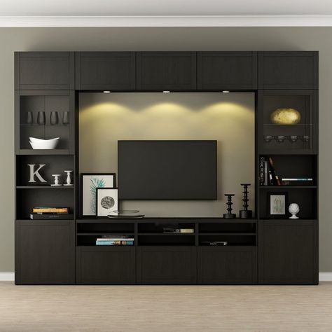 Modern TV Cabinet Design Ideas and Images - Good Morning Fun Tv Wanddekor, Tv Cupboard Design, Tv Cabinet Design Modern, Besta Ikea, Modern Tv Room, Modern Tv Unit Designs, Tv Unit Design Modern, Tv Unit Furniture Design, Tv Unit Decor