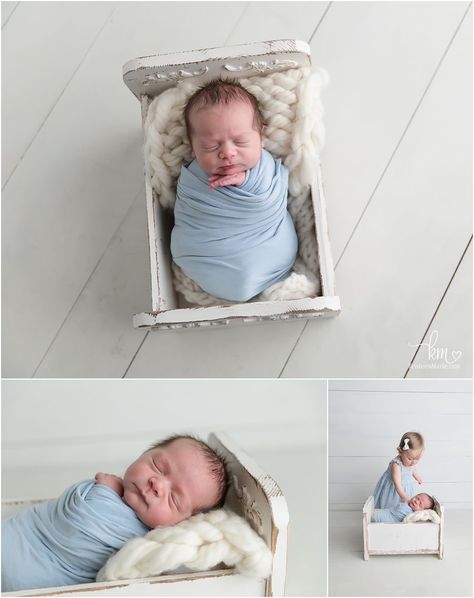 Newborn Photography Bed Prop, Newborn Photography Setup, Newborn Posing Guide, Sleeping Newborn, Baby Photography Poses, Irish Twins, Newborn Bed, Newborn Crib, Bed Sleeping