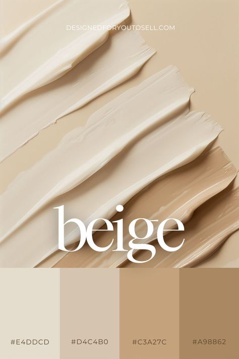 This versatile selection of warm beige tones adds a touch of sophistication to any design. Perfect for branding or graphic projects that aim for a calming, neutral vibe. Save this palette for your next creative endeavor! #ColorPalette #DesignInspiration #BeigeBliss Fonts Name, Warm Tone Colors, Instagram Fonts, Nude Color Palette, Deep Autumn Color Palette, Paint Color Combos, Spa Colors, Beige Color Palette, Canvas Collage