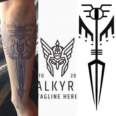 Valkyrie Hand Tattoo, Valkyrie Tattoo Symbols Women, Valkaryie Tattoo, Valkyrie Tattoo Symbols, Shield Maiden Tattoo, Valkyrie Warrior, Phrases Aesthetic, Tattoo Warrior, Thor Tattoo