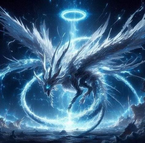 Celestial Dragon Art, Lighting Dragon, Cosmic Dragon, Lunar Dragon, Galaxy Dragon, Celestial Dragon, Moon Dragon, Pet Anime, Space Dragon