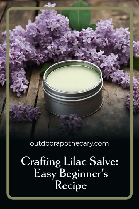 Step into the world of herbal remedies with this simple, effective lilac salve recipe. Ideal for beginners, this post guides you through each stage, ensuring you craft the perfect healing balm. #NaturalHealing #LilacRecipe #HomemadeSkincare Lip Salve Recipe, Tallow Salve Recipe, Diy Salves And Balms, Lemon Balm Salve, Herbal Salve Recipes, Herb Medicine, Herbal Diy, Herbs Medicine, Medicine Recipes