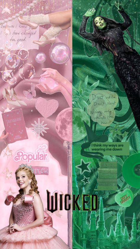 WICKED #wicked #wickedmusical #glinda #galinda #elphaba #elphie #myraruiz #fabibang Elphaba And Glinda, Wicked Musical, Ariana Grande Outfits, The Wonderful Wizard Of Oz, Princess Core, Only Hearts, Theatre Life, Simple Nail Art Designs, Theatre Kid