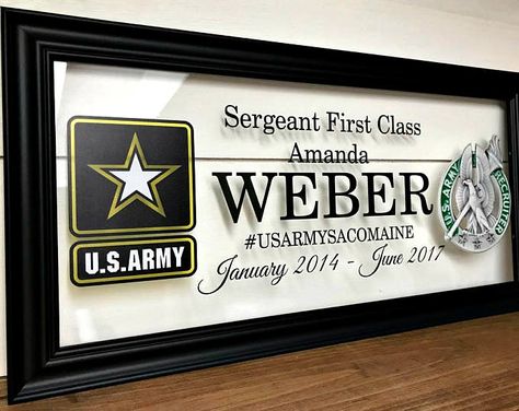 Army Retirement Gift, Army Retirement, Law Enforcement Gifts, Military Retirement Gift, Military Retirement, Military Decor, Army Gifts, Military Appreciation, Army Girlfriend