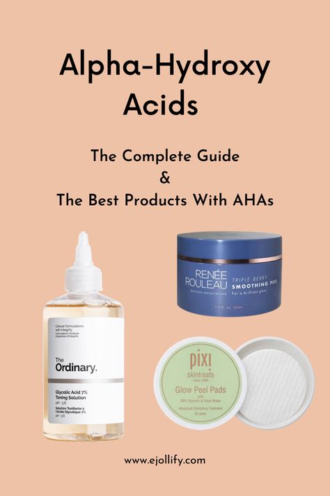 Aha Products, Aha Serum, Flaking Skin, Diy Beauty Treatments, Beauty Hacks Skincare, Cosmetic Dermatology, Congested Skin, Alpha Lipoic Acid, Alpha Hydroxy Acid