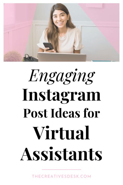 Engaging Instagram Post Ideas for Virtual Assistants | The Creatives Desk Virtual Assistant Instagram Post Ideas, Virtual Assistant Social Media Posts, Virtual Assistant Post Ideas, Virtual Assistant Instagram Posts, Virtual Assistant Content Ideas, Virtual Assistant Content, Creative Post Ideas, Content Ideas For Instagram, What To Post On Instagram