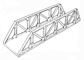 Beam Bridges Stem Bridges, Backyard Bridges, Beam Bridge, Bridge Drawing, Bridge Structure, Steel Architecture, Bridge Model, Ho Scale Train Layout, Beam Structure