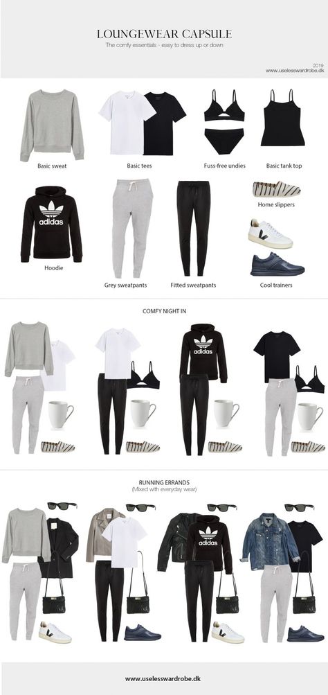 Loungewear capsule: the essentials. Looks Camisa Jeans, Loungewear Capsule, Minimalist Moda, Classy Yet Trendy, Looks Jeans, Capsule Wardrobe Outfits, Fashion Capsule Wardrobe, Minimalist Capsule Wardrobe, Winter Capsule Wardrobe