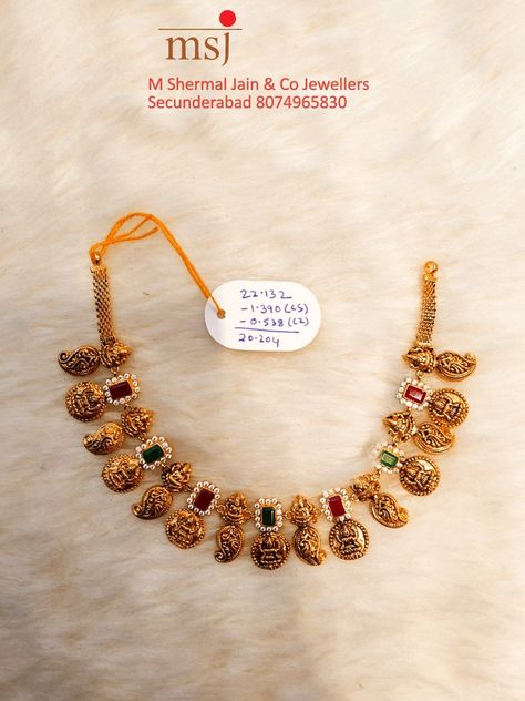 Below 30 Grams Gold Necklace, Mango Jewellery Necklaces, Latest Simple Jewellery Designs, Light Weight Bridal Gold Jewellery, Simple Light Weight Gold Necklace, Light Weight Temple Jewellery Indian, Simple Temple Jewellery Necklace, 20 Grams Gold Necklace Designs 20 Grams Gold Necklace Designs Indian, Light Weight Jewellery Designs