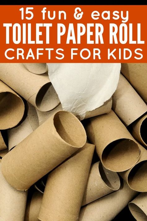 Easy Toilet Paper Roll Crafts, Paper Roll Crafts For Kids, Toilet Paper Crafts, Rope Decor, Toilet Paper Roll Crafts, Paper Roll Crafts, Boredom Busters, Easy Activities, Crafty Kids