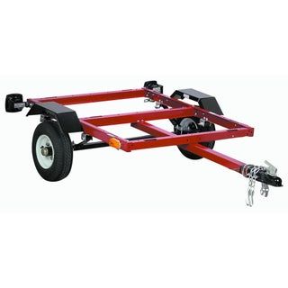 Harbor Freight Trailer, Camping Gear Trailer, Camping Trailer Diy, Kayak Trailer, Camping Diy, Trailer Diy, Kayak Storage, Kayak Rack, Kayak Camping