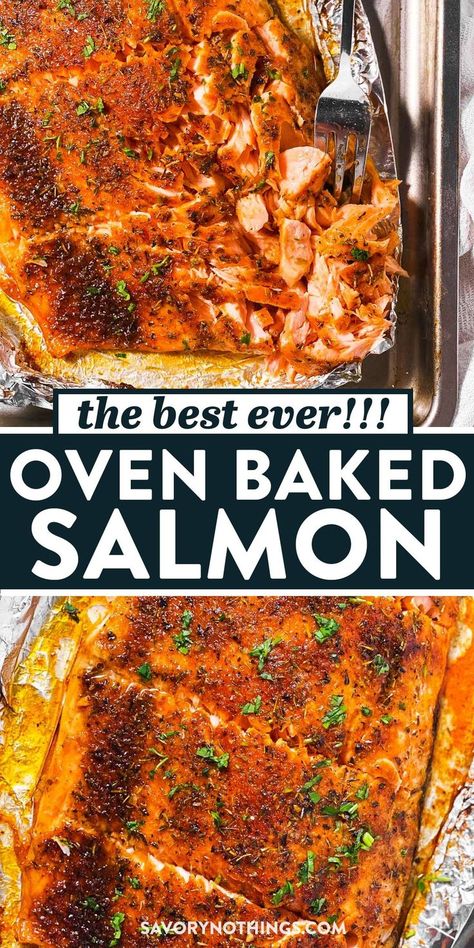 Oven Baked Salmon Recipes, Salmon Recipes Baked Healthy, Butcher's Cut, Baked Salmon Recipe, Oven Baked Salmon, Fish Dinner Recipes, Easy Salmon Recipes, Fish Recipes Healthy, Baked Salmon Recipes