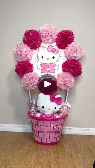 20 reactions | Gift Basket DiY using the AR Drawing app  #ARDrawing #ARDrawingApp #giftbasket #ardrawingpartner | Lou Flores Crafts | Lou Flores Crafts · Original audio Hello Kitty Centerpiece Ideas Diy, Hello Kitty Centerpieces, Gift Basket Diy, Lou Flores, Sanrio Birthday, Basket Diy, Hello Kitty Shoes, Diy Gift Baskets, Hello Kitty Birthday